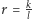 r = kl 
