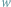 w