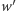 ′ w