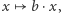 x ( b⋅x,
