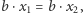 b ⋅x1 = b⋅x2,