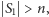  S1 > n,