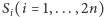S (i = 1,...,2n) i 