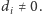 di ≠0.