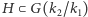 (k2/k1) |H 