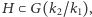 (k2/k1), H 