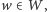 w