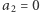 |a2 = 0 