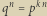  n kn q p