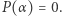 P (α) = 0.