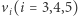 |vi(i = 3,4,5) 