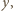 y, 