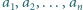 |a,a ,...,a 1 2 n 