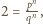  n |2 = pqn,