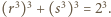 |(r3)3 +(s3)3 = 23.
