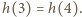 |h(3) = h(4). 