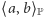 ⟨a,b ⟩P 