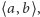 ⟨a,b ⟩,