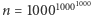  1000 n = 10001000 