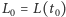 |L0 = L(t0) 