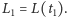 L1 = L(t1). 