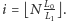  L |i = ⌊NL01⌋. 