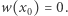 |w(x0) = 0. 