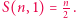  n |S(n,1) = 2 . 