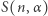 S(n, α) 