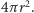 4 πr2.
