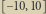 | 10,10 