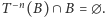 |T−n(B) ∩ B = ∅.