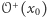 |𝒪+(x0) 