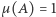|µ(A) 