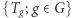 } {T ;g ∈ G g 