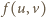 | f(u,v) 