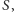 S, 