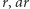 r, | ar 