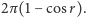 |2π(1− cosr). 