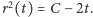 r2(t) = C