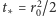 t∗ = r20/2 