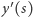 |y′ (s) 