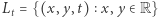 | Lt = {(x,y,t) x,y ∈R} 