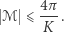  4π- ℳ ⩽ K . 