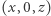 |(x,0,z) 