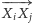 −−−− XiX j 