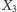 X3 