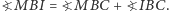 |?MBI = ?MBC + ?IBC. 