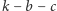 | k− b − c