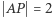 | AP = 2 